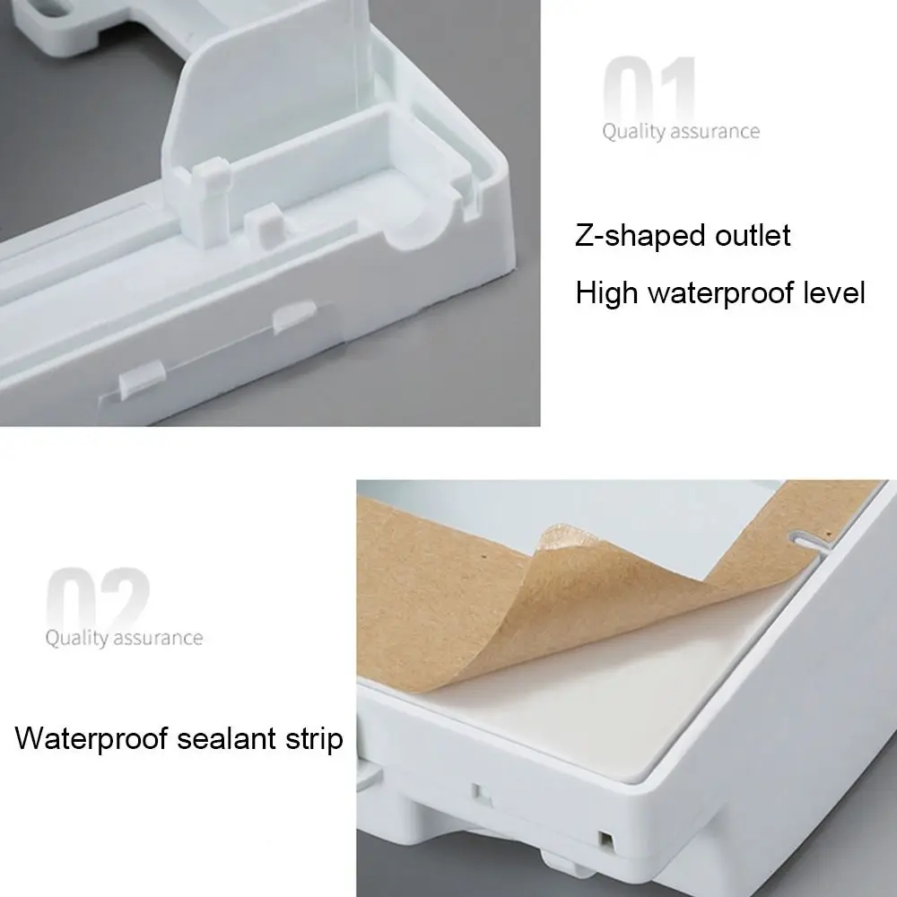 Description Picture 4 of itemLockable Wall-mounted Socket Waterproof Dustproof Box 86 Type Splash-proof Switch Socket Anti-shock Protection Switch Cover