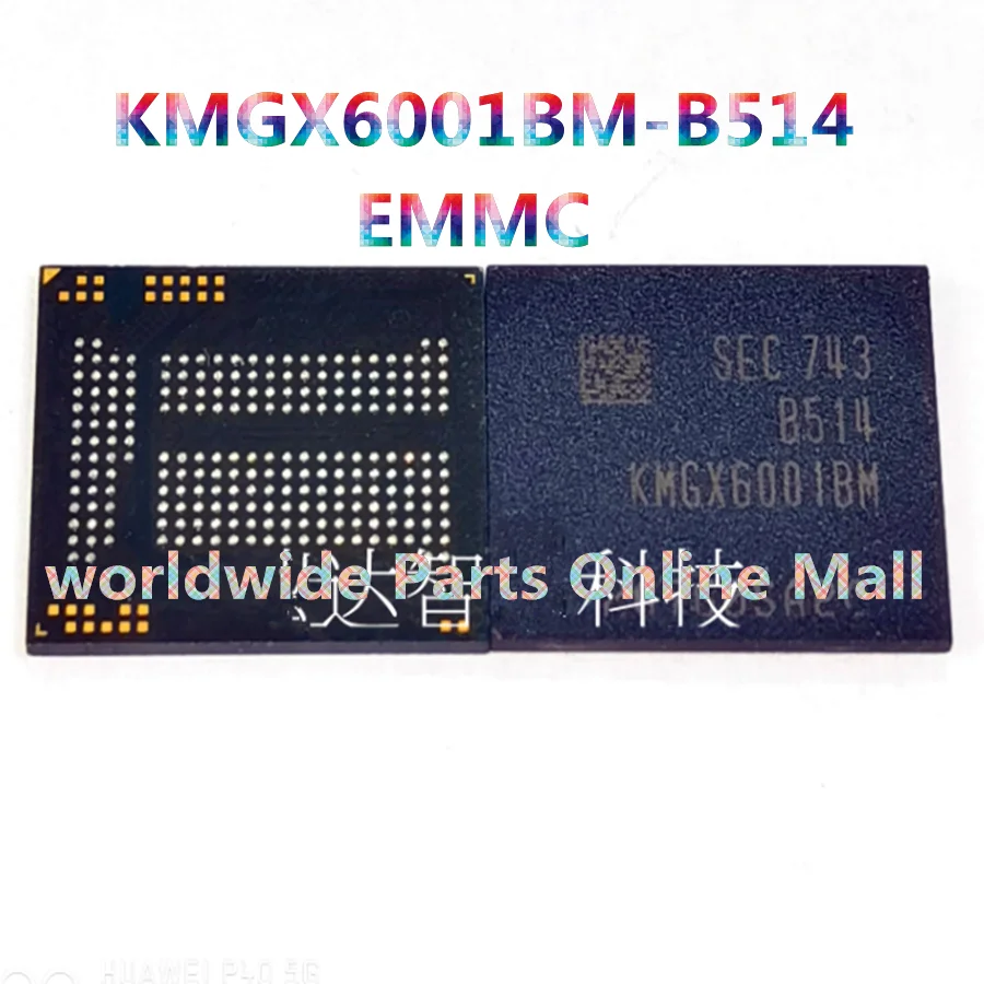 

1pcs-5pcs KMGX6001BM-B514 EMCP32+4 eMMC+LPDDR3 32GB NAND Flash Memory IC Chip BGA221 Soldered Ball
