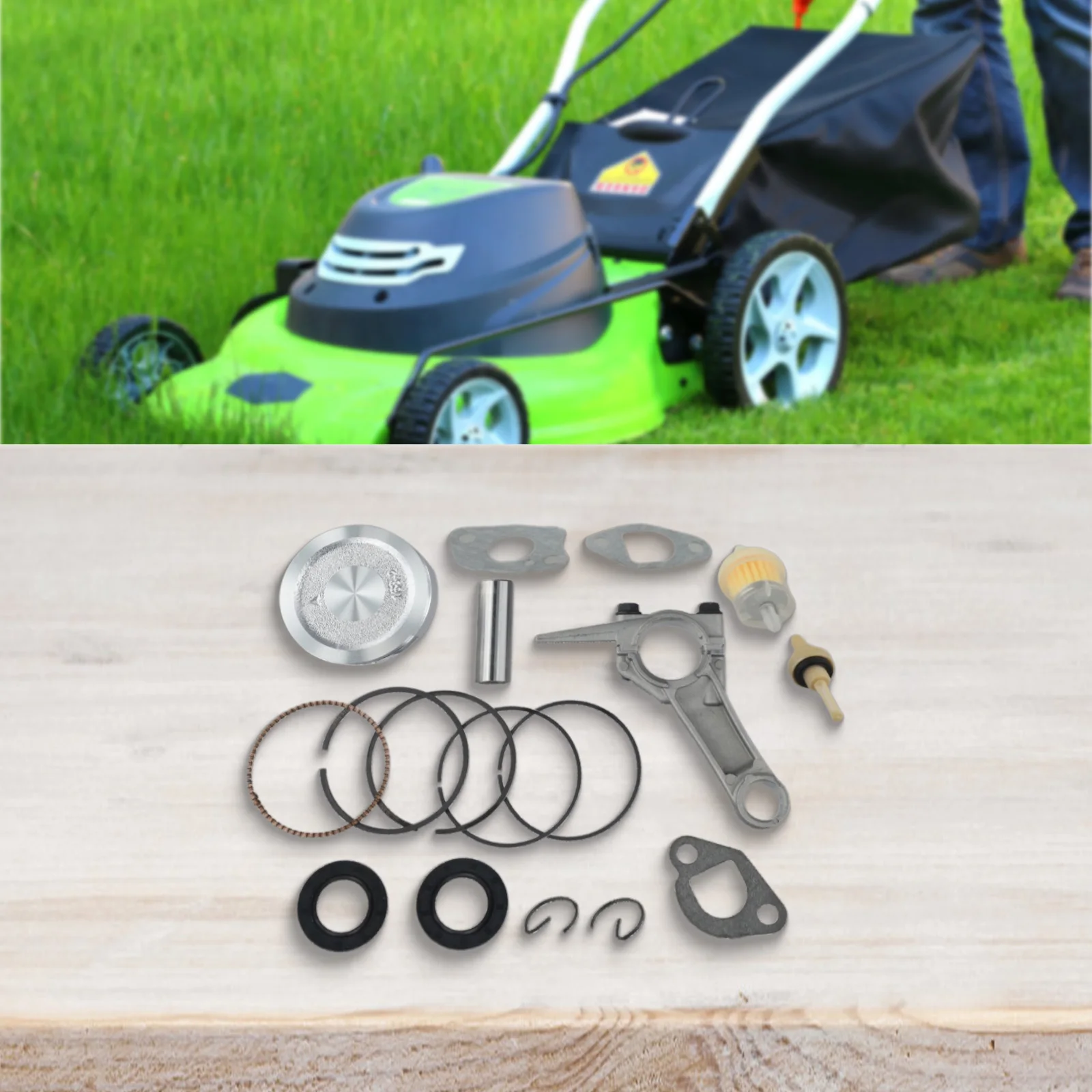 

Комплект прокладок поршневого кольца шатуна для Honda GX160/GX200/13200-ZE1-010, аксессуары для садовых электроинструментов двигателя