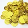 150PCS Plastic Pirate Coins Silver And Gold Bulk Treasure Hunt For Kids Gifts Halloween Cosplay Party Supplies Classroom Prizes 2