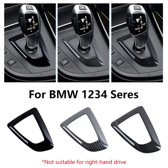 Carbon Fiber Style ABS Center Console Shifter Base Plate, For BMW F21 F20 F22 F23 F30 F31 F32 F34 F33 F35 F36 1