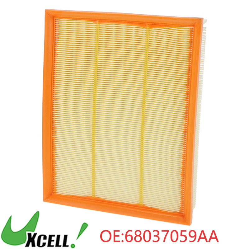 UXCELL 1 Pcs Engine Air Filter for Jeep Liberty 3.7L 2008-2012 Engine Filter Air Cleaner Filters No.68037059AA/5189933AA