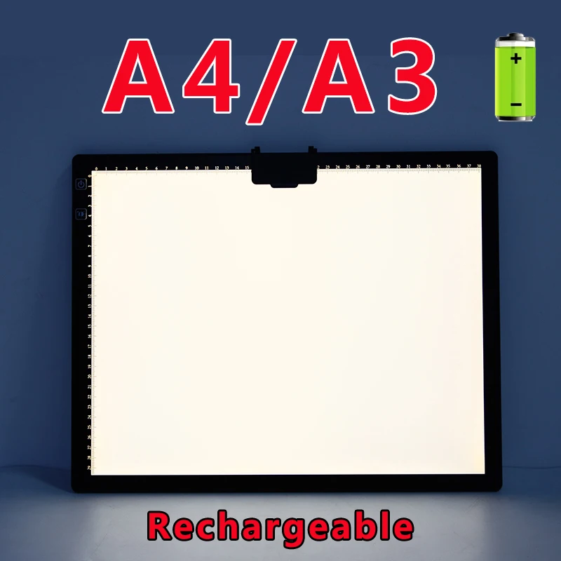 Rechargeable A4 Led Light Pad Tracer Wireless LED Light Box for  TracingTracing Light Pad Battery Tracing Light Boxes for Diamond -  AliExpress