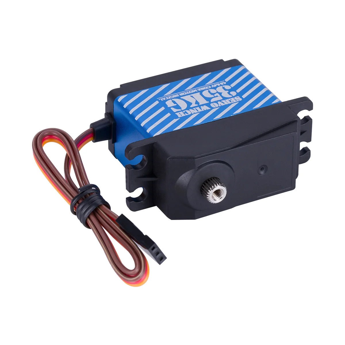 Treuil Servo 35kg pour Crawler RC - Câble Acier + Servo 35kg