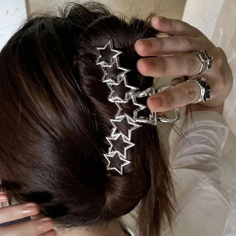 

Good Alloy Heart Star Korean Hair Claw Clips Clamps for Women Girls Kids Children Headband for Gift Party Hair Accessories