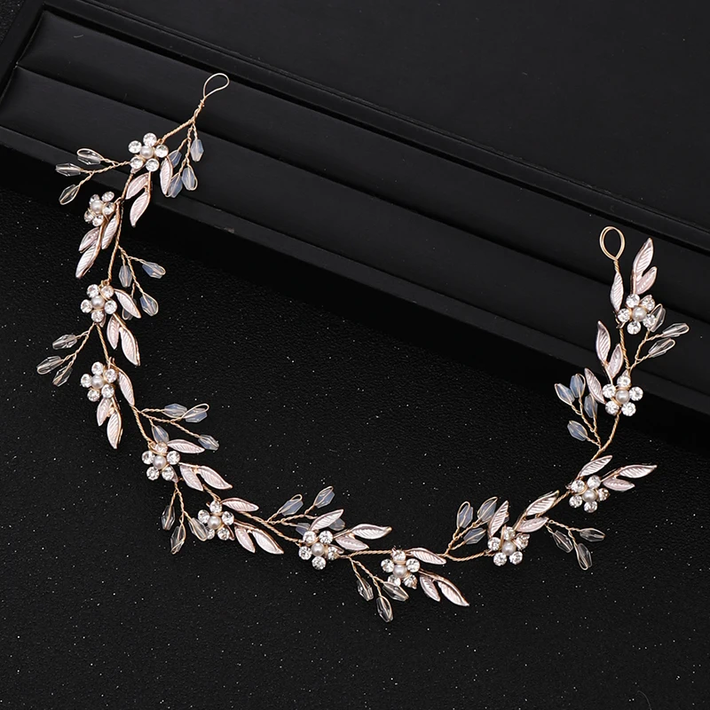 Bridal Hair Accessory Headband Tiara for Women Bride Party Wedding