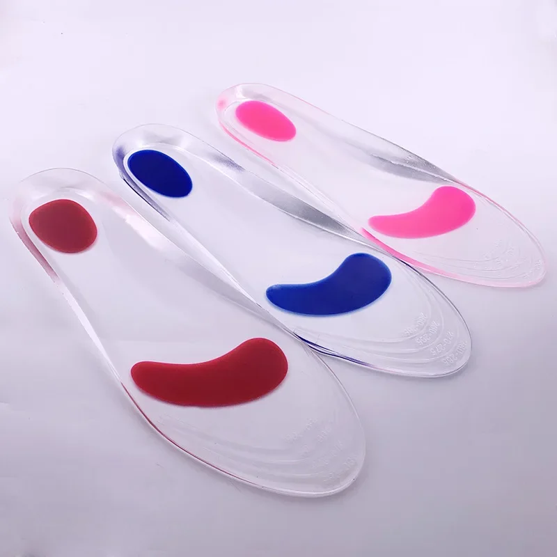 Medical Silicone Gel Insole for Flat Feet Arch Support Orthopedic Plantar Fasciitis Pain Relief Foot Care Metatarsal Pad orthopedic insoles