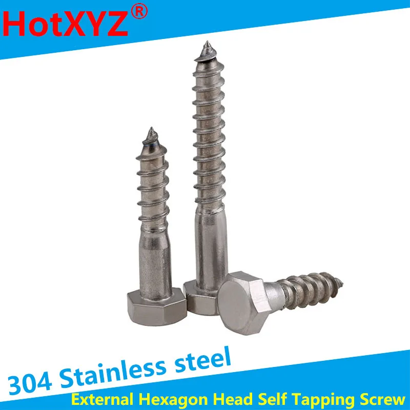50-200x Hex Socket Cap Head Screws M3 x 16mm Self-tapping Wood Screws Nickel 