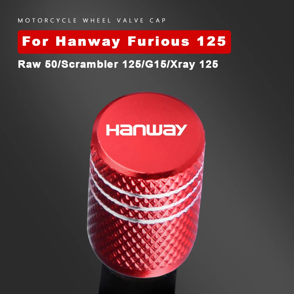 

Wheel Valve Cap Aluminum Tire Valve Cover for Hanway Raw50 Accessories Furious 125 Raw 50 Scrambler G15 Xray 125 Tourer