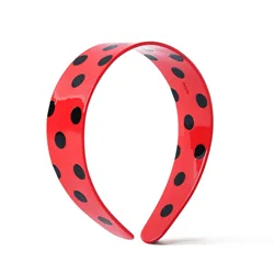 Colorful Polka Dots Retro - Chic Acetate Headband (A)