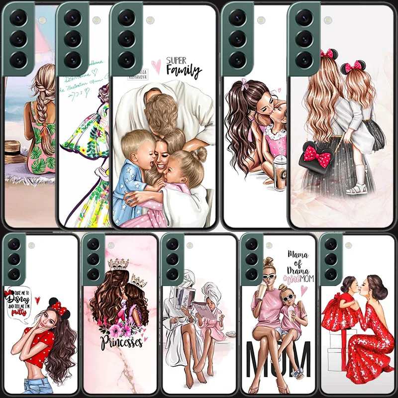 Family-Mom-Baby-Dad-Phone-Case-For-Samsung-A15-A25-A35-A55-Galaxy-A70S ...