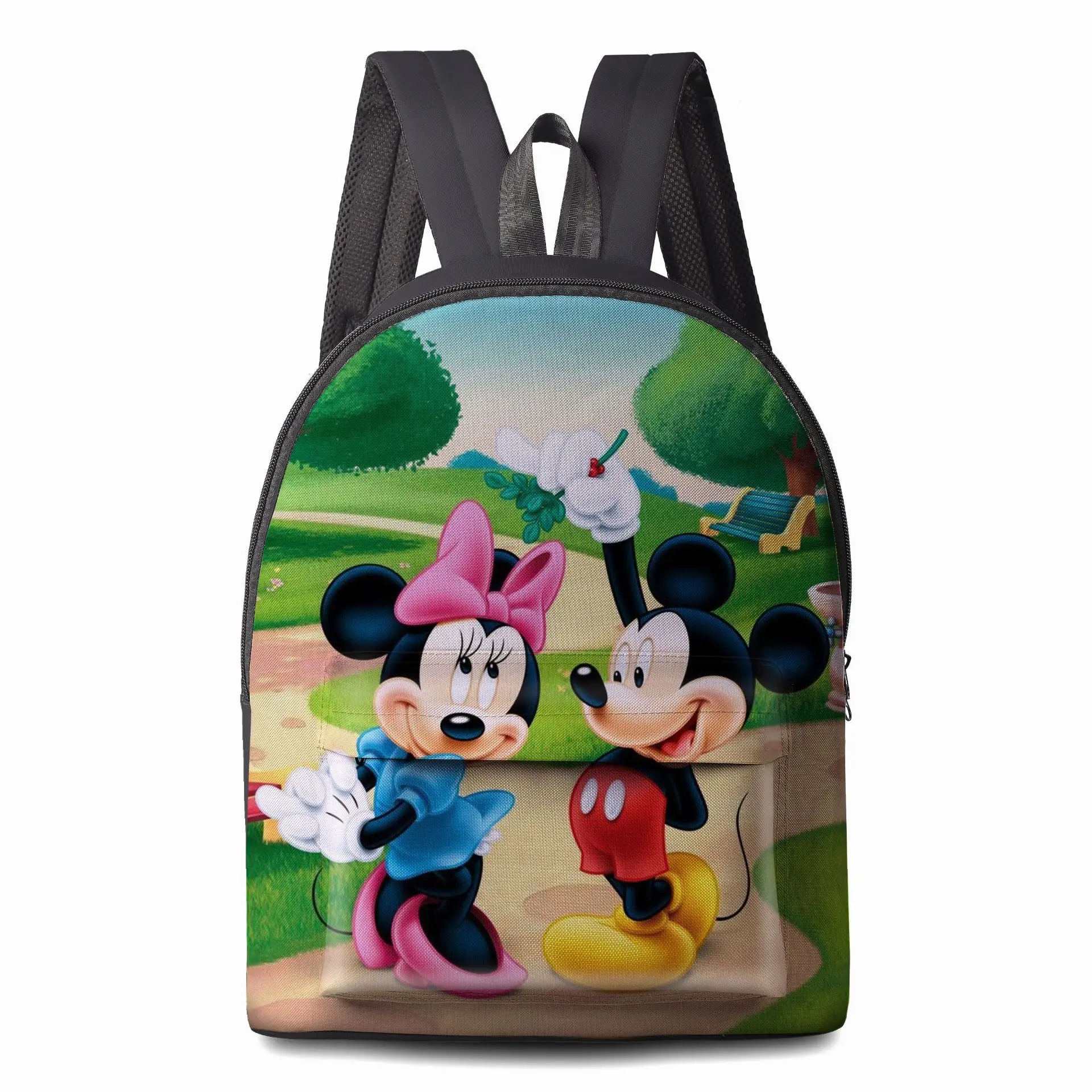MINISO Disney Mickey Mouse Donald Duck Student Cartoon School Bag Men and Women Fashion Durable Children's Backpack