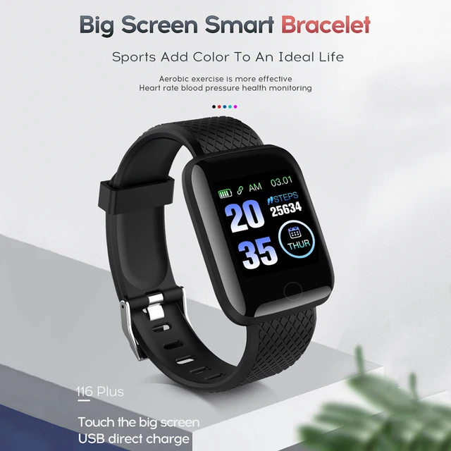 Blood Pressure D13 Smart Bracelet Fitness Tracker Blood Pressure