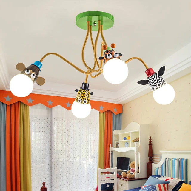 Animal Ceiling Lights Kids Bedroom  Childrens Bedroom Lighting Ceiling -  Led Bedroom - Aliexpress