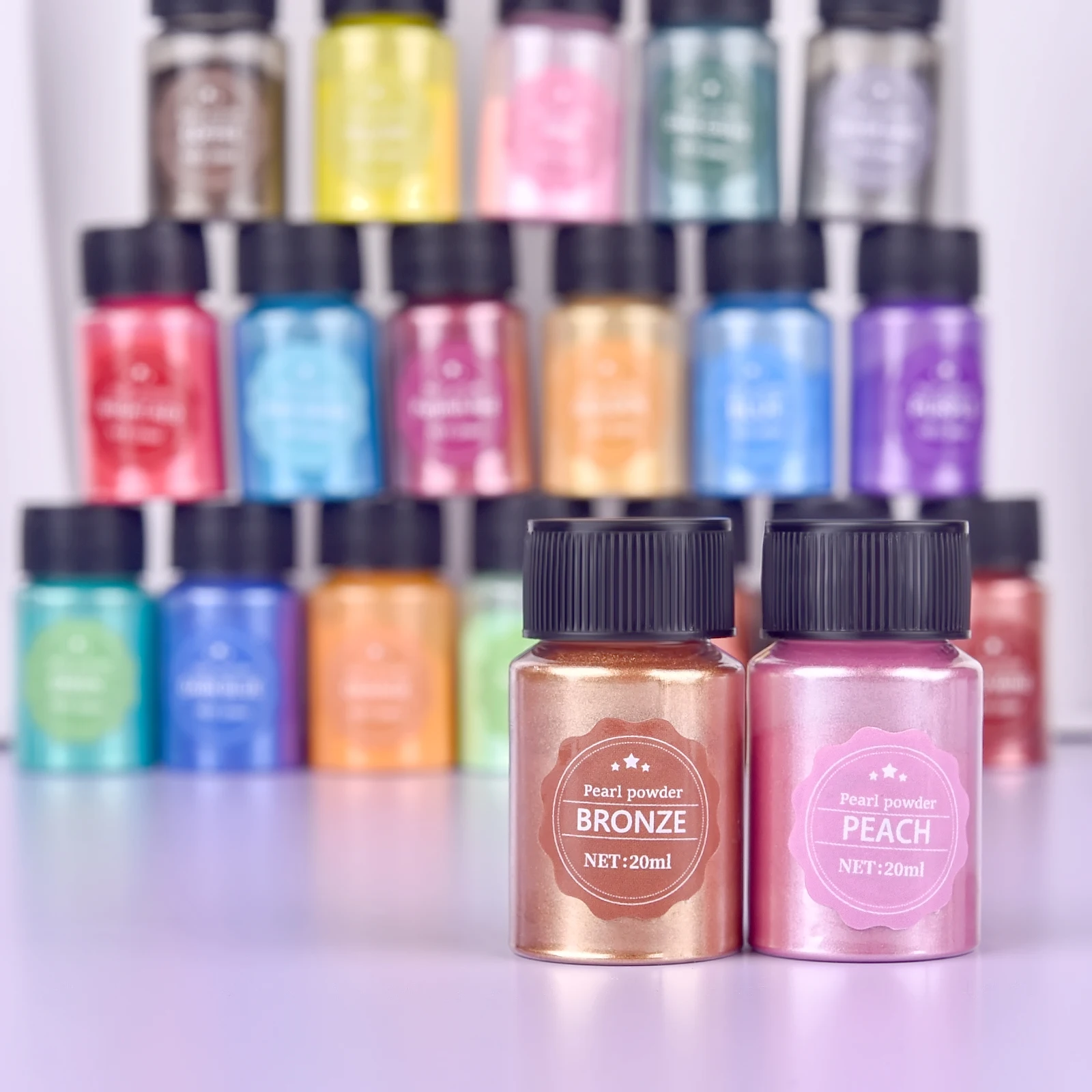10g Mica Powder for Epoxy Resin Pearlescent Epoxy Resin Dye Pearl Pigment for Nail Art Soap Making DIY Jewelry Crafts epoxy resin pigment mica powder pigment pearlescent powder pigment mica powder pearl powder pigment soap dye pigments