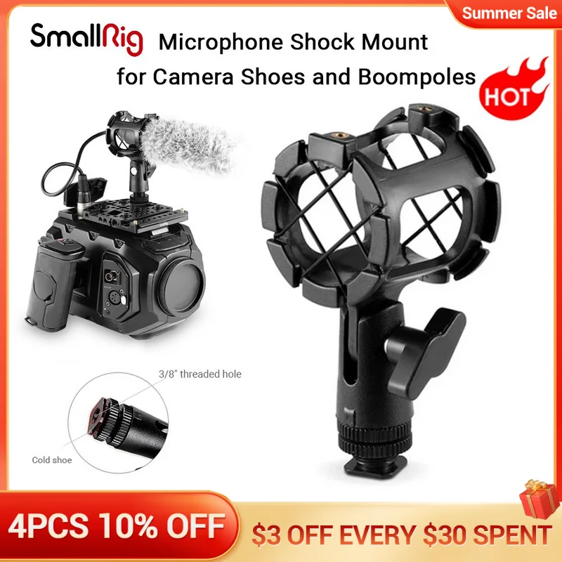 Tripod Microphone Adapter Shoe Smallrig Shock Mount Shock Mount