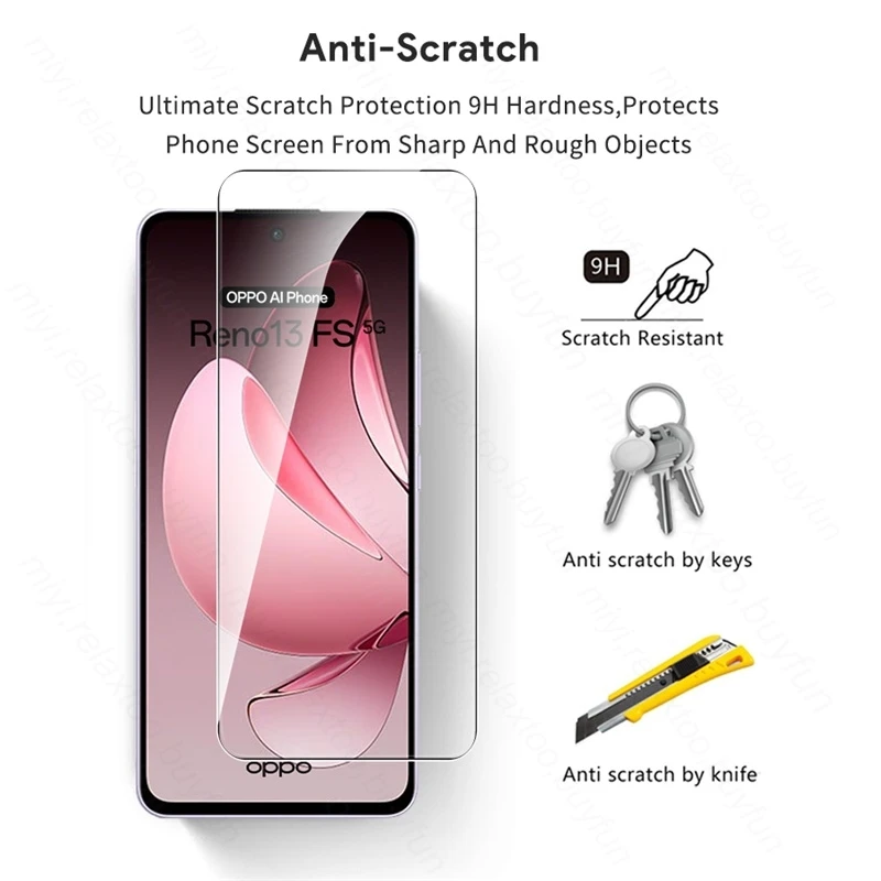 4-in-1 Clear Crystal Glass Screen Protector and Camera Lens Shield
