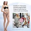 Maternity Pantyhose Pregnancy Tights Over the Belly Solid Breathable Maternity Tights Stocking 6