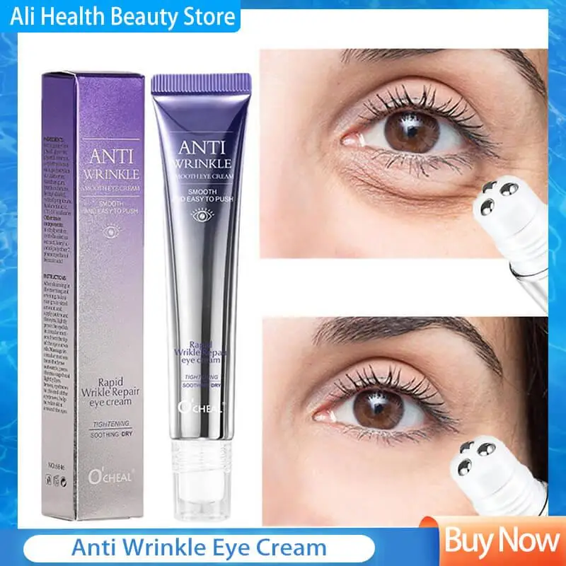 

20g Wrinkle Removing Eye Cream Reduces Eye Fine Lines Dark Circles Bead Massage For Eyes Nourishing Essence Eye Care Product