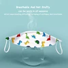 100 Pcs Baby Kids Disposable Face Mask Cartoon 4 Ply Ear Loop For 0-3 Years Old Children Soft Breathable Dust Proof Masks 4
