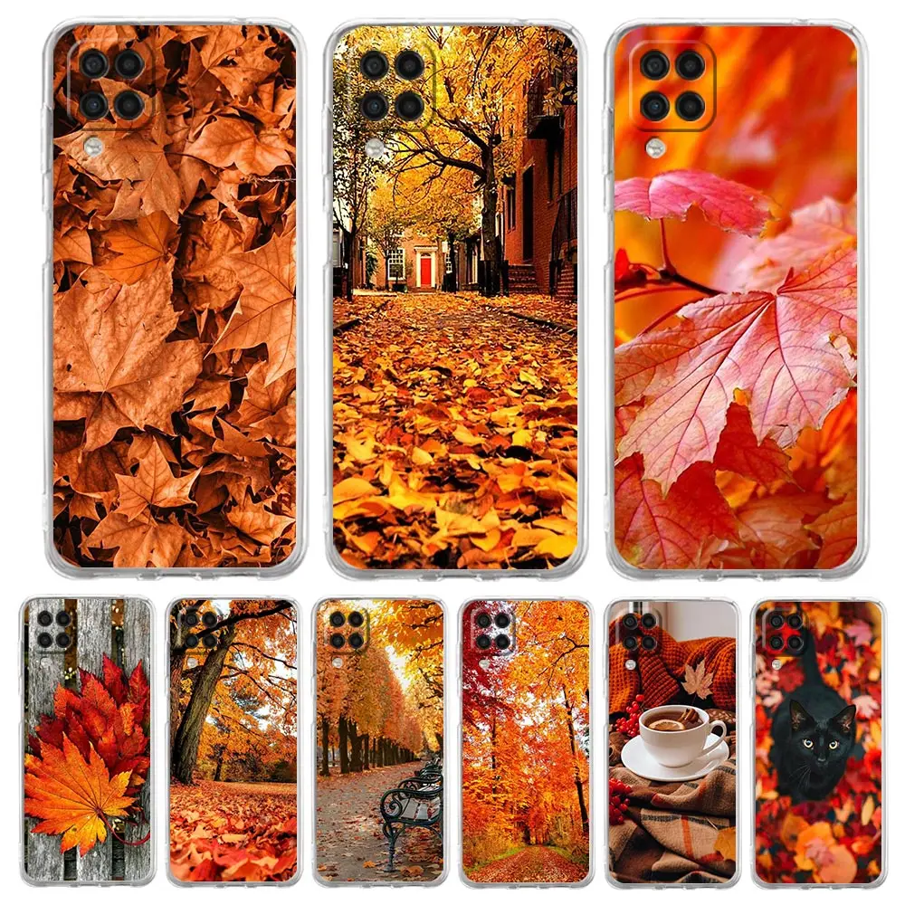 

Leaves Maple Leaf Autumn Phone Case For Samsung A03 A13 A23 A33 A53 A73 Galaxy A01 A03s A11 A21s A31 A41 A51 A52 A71 M31 Cover