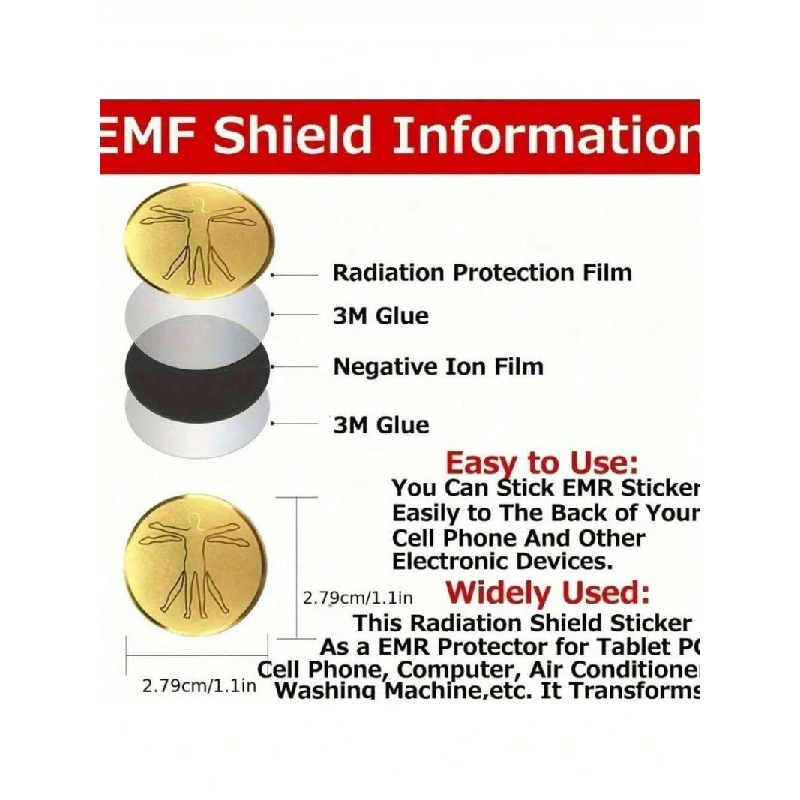 Quantum EMF Protection Shield Sticker
