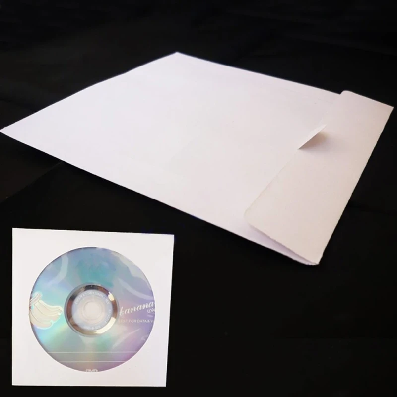50 sleeves Mini Paper CD DVD Flap for Case Cover Envelope cd dvd storage bag,cd dvd storage case,record protective sleeves