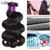 Vallbest Peruvian Body Wave Bundles Remy Wavy Human Hair Extensions 3 4 Bundles Deals 100% Body Wave Human Hair Bundles 3