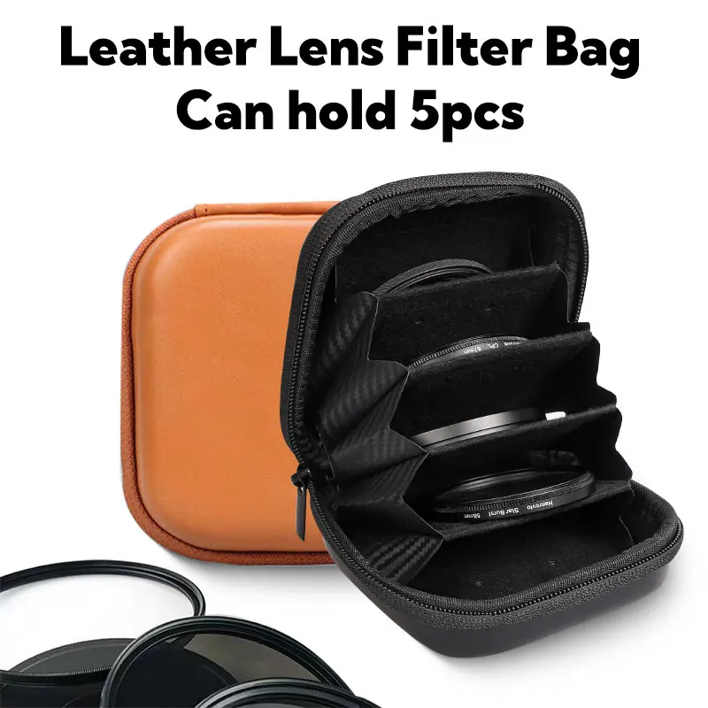Drone Storage Bag Drone Storage Case multi-functional Filter Storage Case Protective Lens Filter Waterproof Dustproof Shockproof Drop-proof Lens Organizer