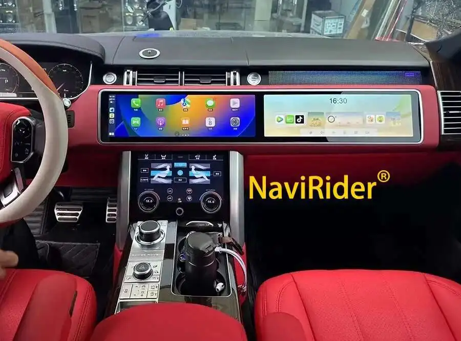 15.5+15.5inch dual screen Car Android Carplay For Land Rover Range Rover Sport L