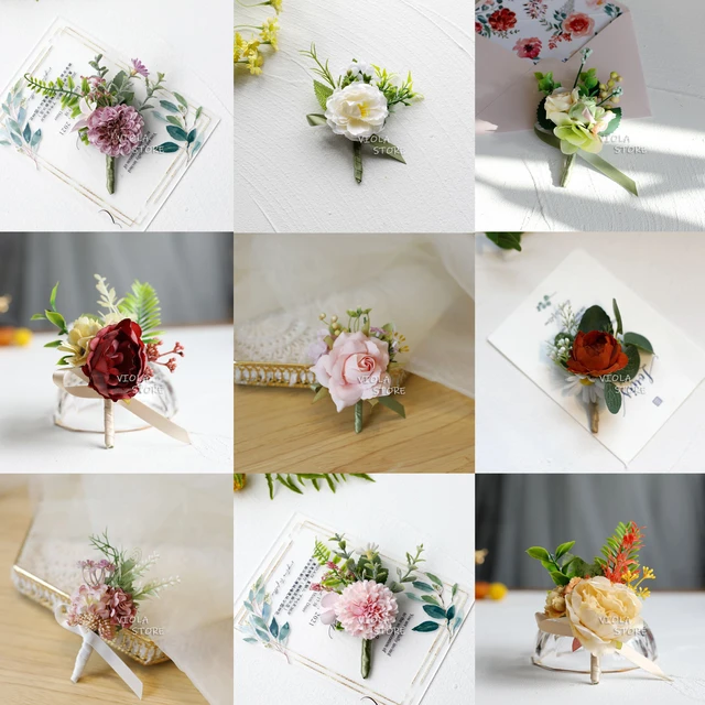 Flower Brooch Wedding Man Suit  Brooch Pin Men Flower Wedding - Wedding  Brooches - Aliexpress