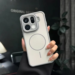 Matte Premium Magnetic Hard Protective Back Cover - Shockproof Luxury Shell Bumper - OPPO Find X9 (GRAY)