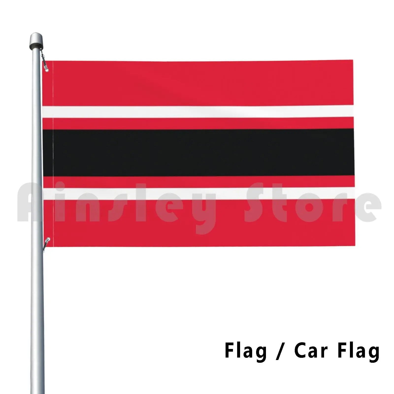 Nero, Bianco E Rosso Power Stripe Decorazione Esterna Bandiera Auto Atlanta Atl Georgia Ga Bulldogs Falchi