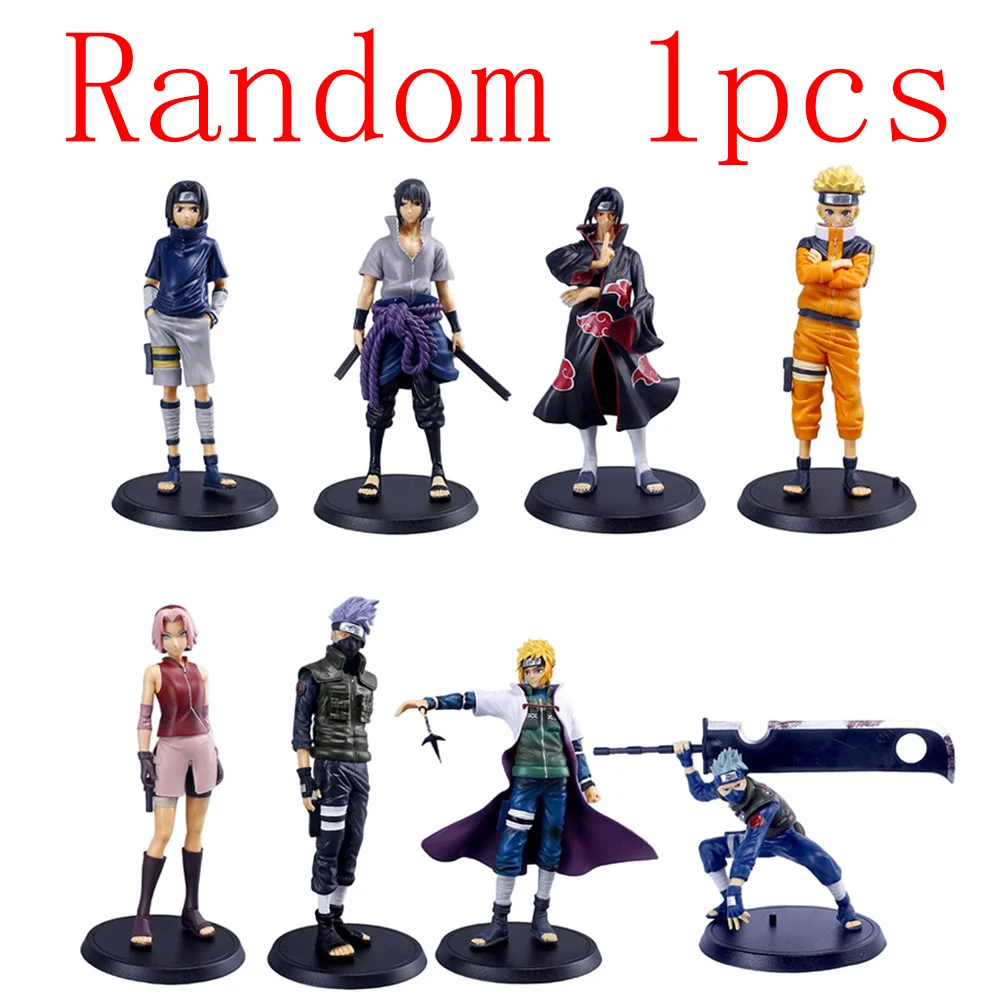 Trendy Naruto Peripheral Figurine Set: Iconic Character Desktop Ornaments and Gifts