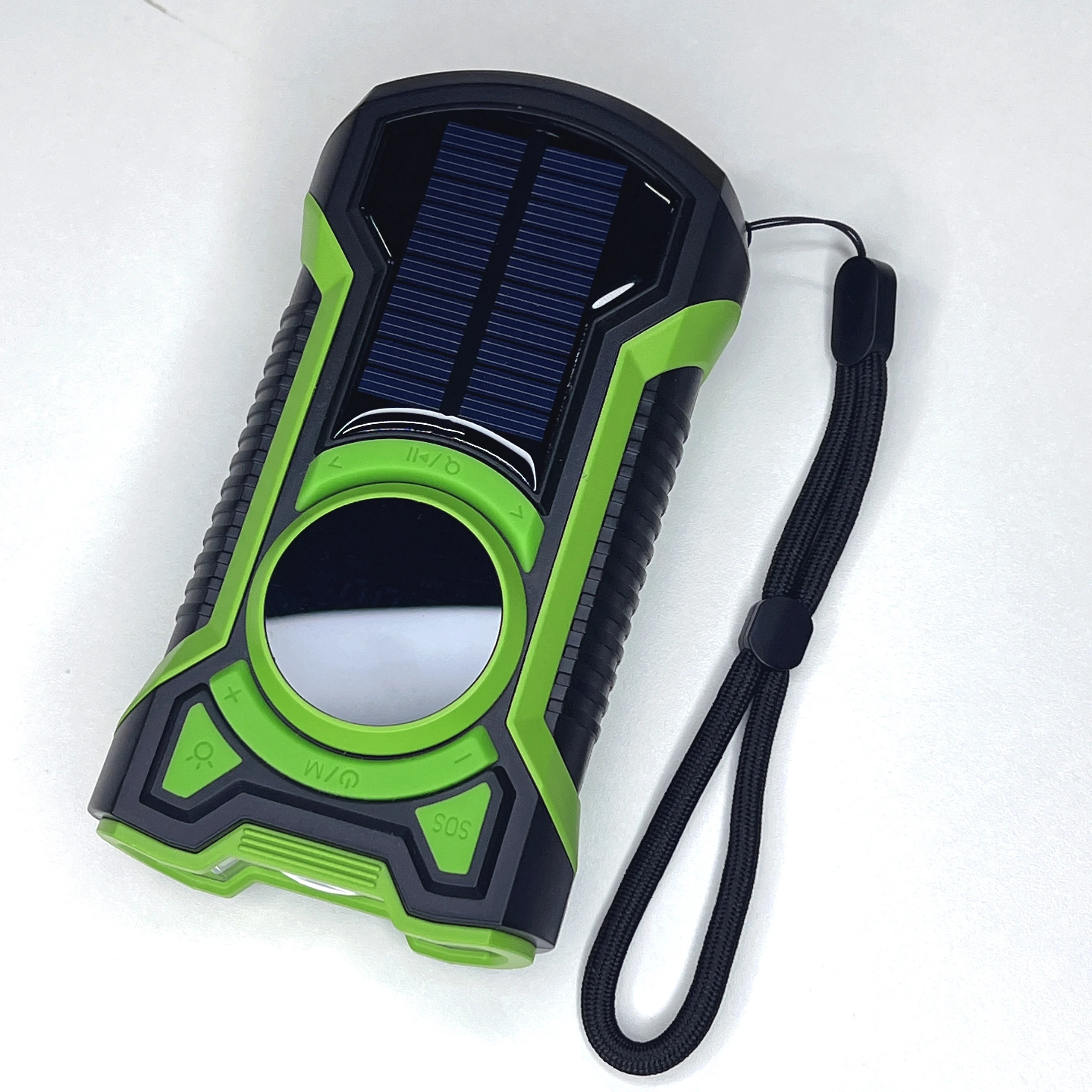 Rádio de Emergência Solar & Manivela 5000 mAh – AM/FM/NOAA, Bluetooth 5.3, IPX5, Lanterna LED e Power Bank - Imagem 6