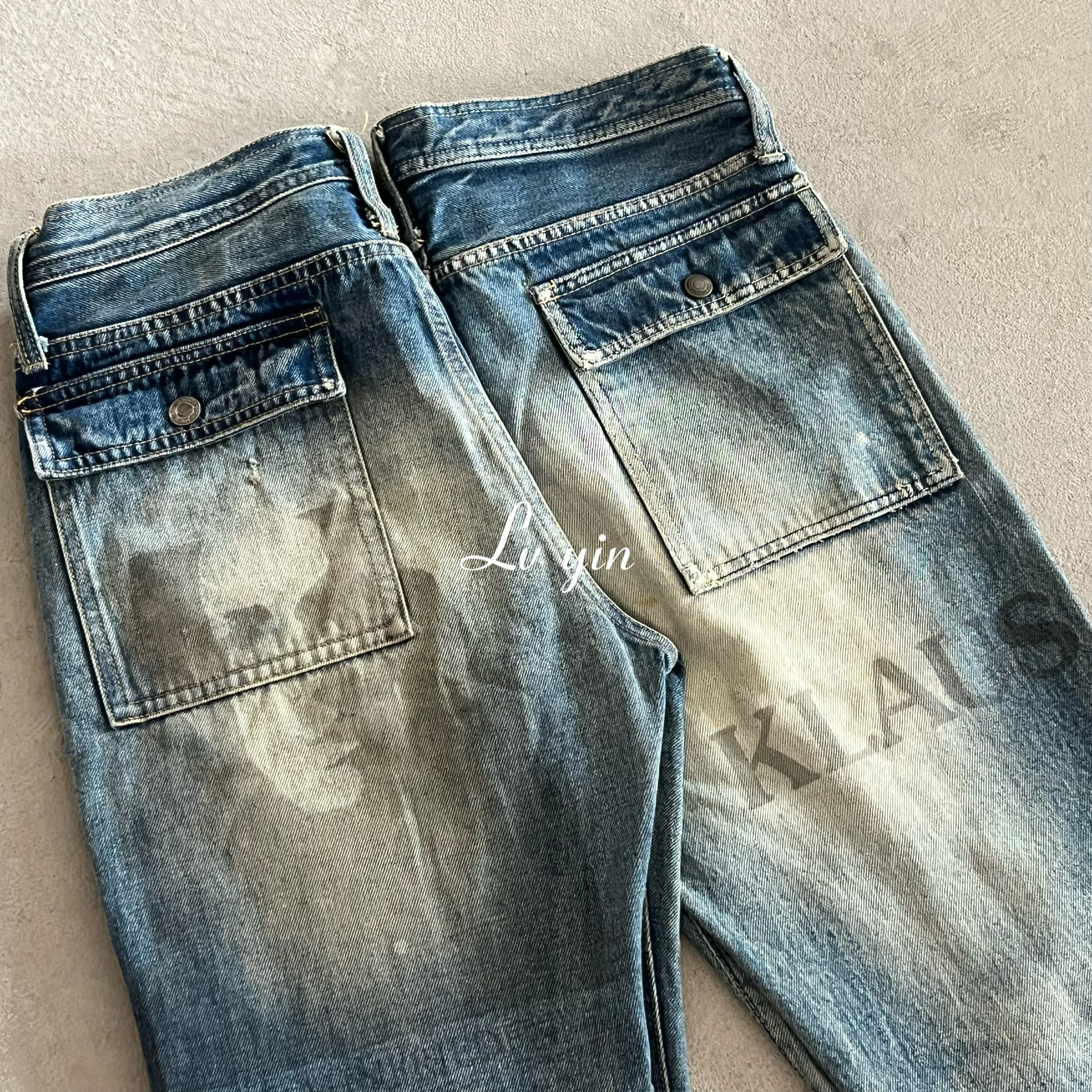 Brand New Undercover Multiple Personalities Fit Straight PANT Jeans Cotton Denim Pants Comfort Casual Jeans Size 1 2 3 #N182 6