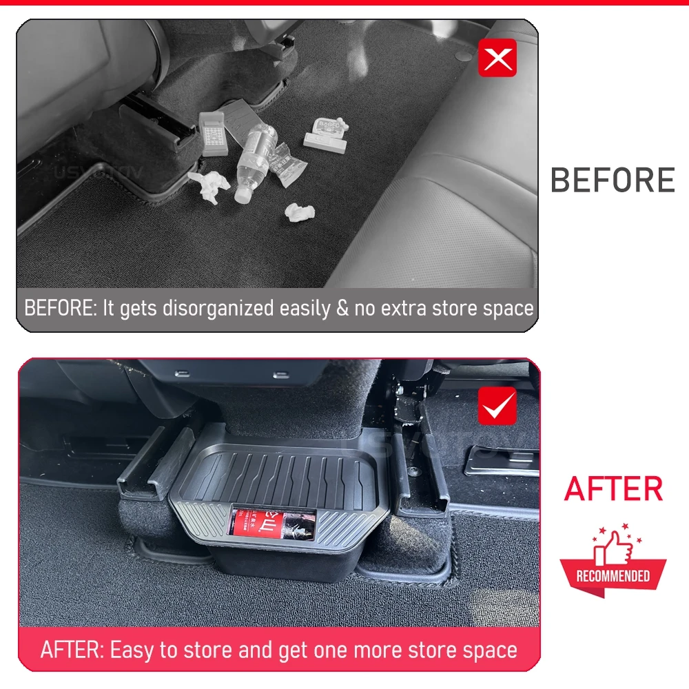 テスラ モデルY ジュニパー 2025 2026用 後部座席収納ボックス