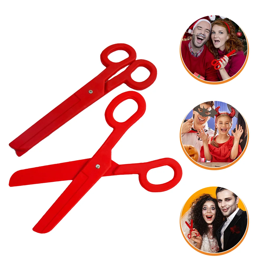 

Giant Scissors Prop 15 Inch Fake Scissors Red Large Prop Scissors Plastic Big Scissors Prop Halloween Cosplay Supplies