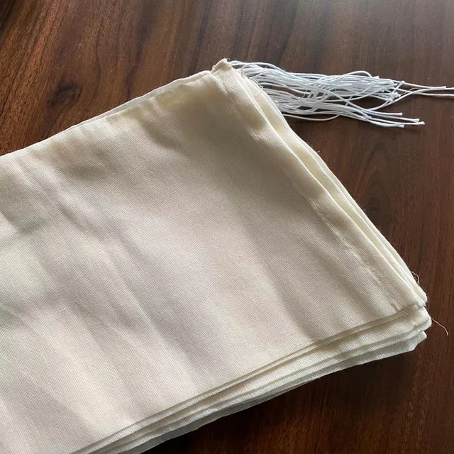 50 Db/Tétel 30*40 Cm Pamut Húzózsákos Teás Táskák Étel Rizs Búza Tároló Muszlin Tasakok Több Méretű Konyhai Otthoni Szervező Porzsákok - Image 6