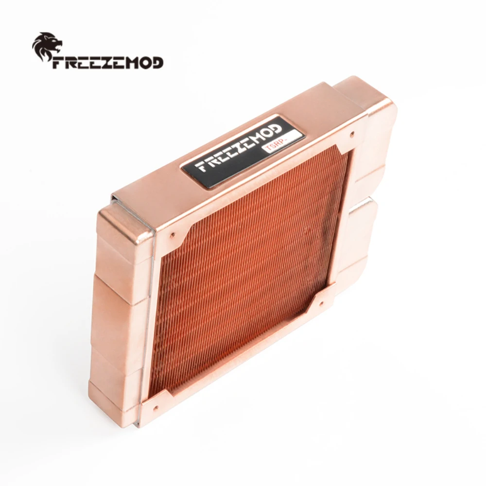 Zemod-full Copper Water Cooling Row para pc Fans 12cm Dissipador de Calor de 120 mm Linha Poderosa Dupla Camada Redonda Tsrp-zt120tg - Imagem 3