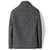Double Sided Cashmere Jacket Man Sheep Suit Mens Casual Blazer Fashion Cargo Wool Coat Short Cashmere Jackets For Men Blazer 2