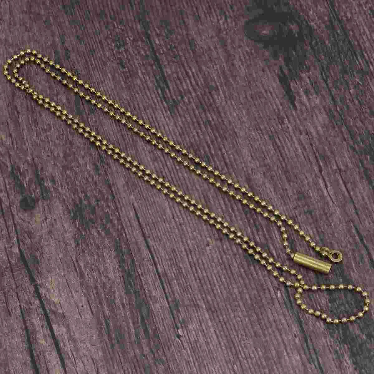 Ceiling Fan Chain Extension: Pendant Lamp Chain Extender Hanging Beaded Pendant Ornaments 2pcs for Lamp Connector
