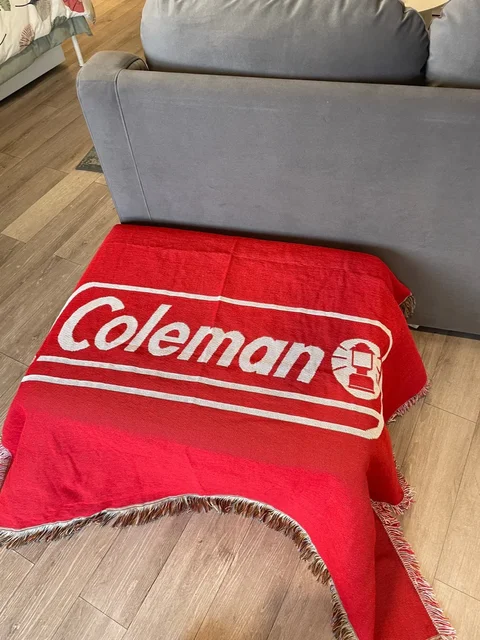 레드 콜맨 야외 캠핑 피크닉 담요, 다용도, 무료 배송, 폴리에스터와 면