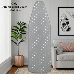 Large Non-Slip Thick Ironing Board Cover, Colorful and Protective - 148x55cm (148x55 Round Dot)