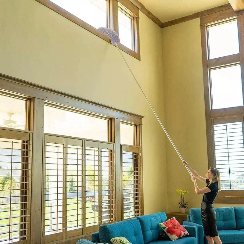 Microfiber Duster 280cm Extendable Cleaner Brush for Home Cleaning cleaning duster,retractable duster,microfiber duster brush,telescopic duster brush,microfiber dust brush,telescopic dust brush,telescopic dust remover