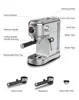Manual Coffee Machine 19bar High Quality Espresso Coffee Machine Electric Home Coffee Machine 2