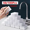 50/100/120Pcs/Set Kitchen Magic Sponge Cleaner Melamine Foam Scrubber Scouring Pad for Bathroom Stain Remover Cleaning Tools