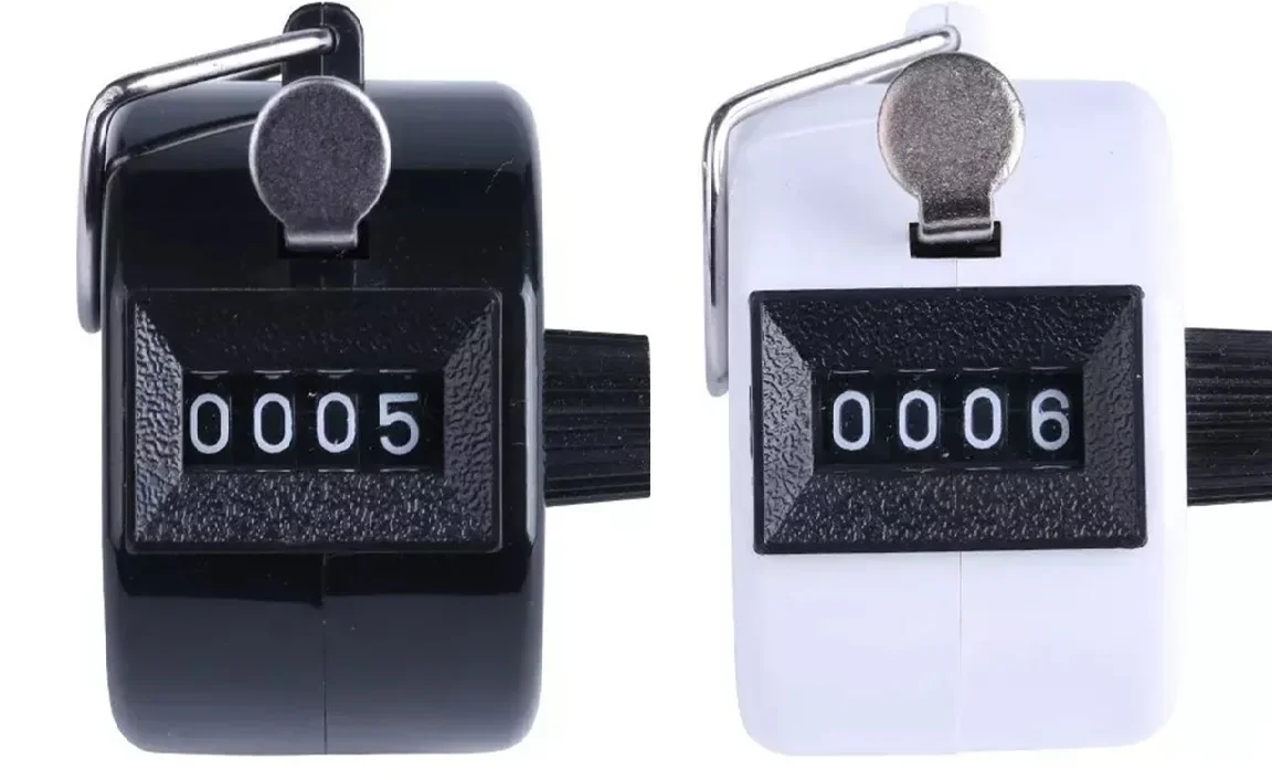 Handheld 4 Digital Tally Counter Mechanical Manual Palm Clicker Number thumbnail 5