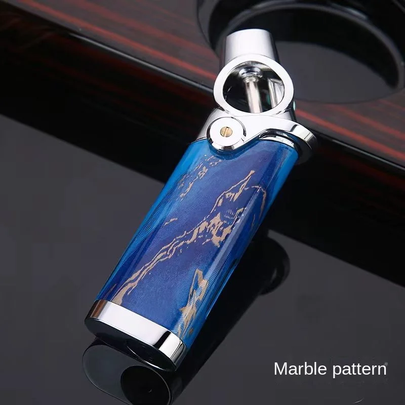 BBQ Lighter Butane Gas Lighter Cigarette Lighter Honest Lighter Visible Gas Metal Gun Lighter Windproof Travel Gear Outdoor BBQ Men's Cigar Ignition Smoking Gift
