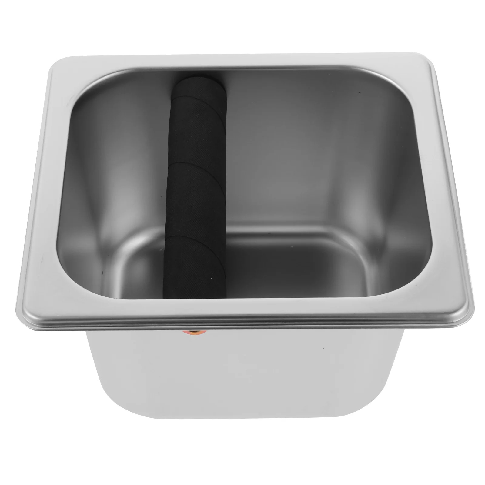 

Small Litterbox Coffee Ground Dump Bin Stainless Steel Corner Station Accessories